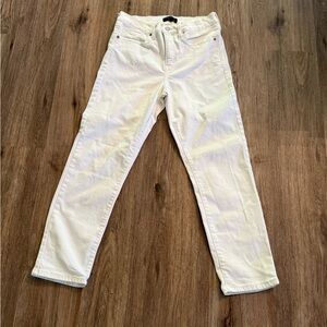 Banana Republic Women’s High Rise Slim White Jeans Size 30/10